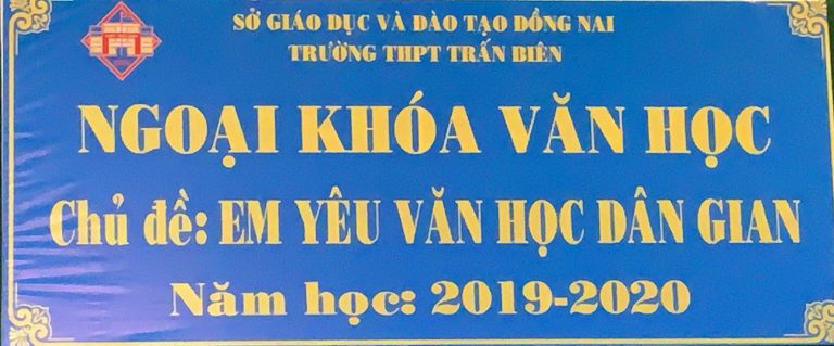 Hoạt động ngoại khóa Văn học, chủ đề “Em yêu Văn Học Dân Gian”