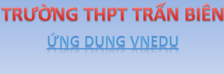 Cách nhập, sửa thông tin học sinh trong Vnedu (GV chủ nhiệm)