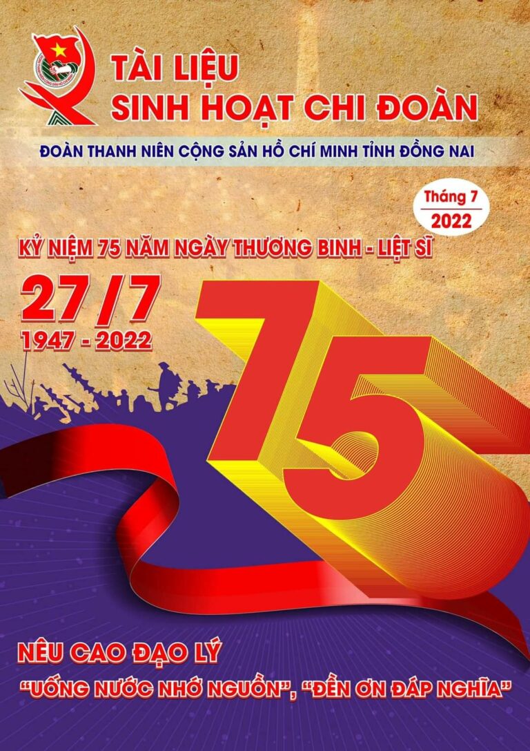 [TÀI LIỆU SINH HOẠT CHI ĐOÀN THÁNG 7 NĂM 2022]