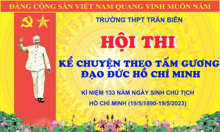 [HỘI THI KỂ CHUYỆN LÀM THEO TẤM GƯƠNG ĐẠO ĐỨC HỒ CHÍ MINH NĂM HỌC 2022-2023]