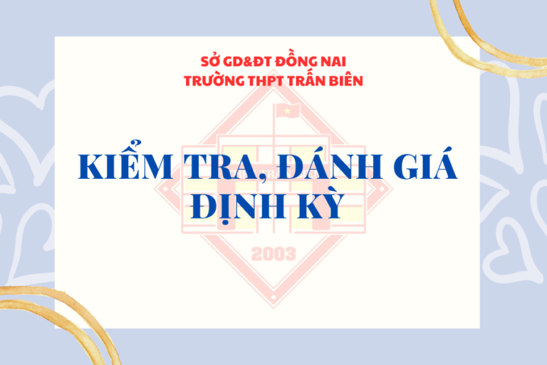 Kỳ kiểm tra, đánh giá định kỳ giữa học kỳ I năm học 2025 – 2026